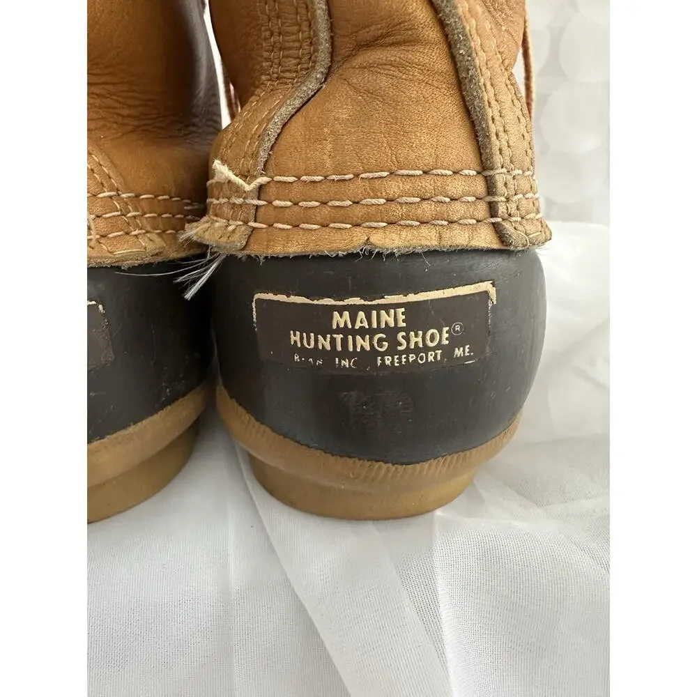 Vintage L.L. Bean Free Port Maine The Maine Hunting Shoe Mens Size 11 USA MADE